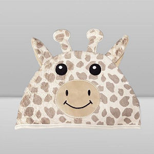 Toalha de Banho com Capuz Girafa - Laço Bebê