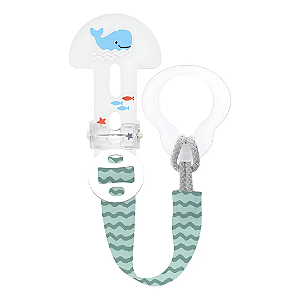 Prendedor de Chupetas Mam Clip It! Menino Azul 0+m