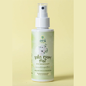 Baby Room Mist Spray Reconfortante Aromaterapêutico com Hidrolato de Melaleuca e Óleo Essencial de Eucalipto - Verdi Natural