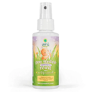 Spray Hidratante Reparador Infantil 100% Natural com Hidrolato de Lavanda, Extrato de Aloe Vera e Calêndula, Óleo Essencial de Lavanda e Pantenol - Verdi Natural