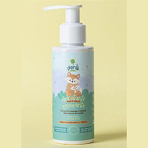 Hidratante para Bebê Relaxante e Natural com Calêndula, Camomila e Óleo Essencial de Lavanda - Verdi Natural