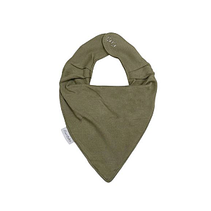 Babador Bandana Bamboo Verde - Laço Bebê