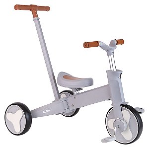 Triciclo Multifuncional 5 Em 1 Cinza – Buba