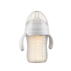 Mamadeira Soft Sense Branca 240ML - Pimpolho