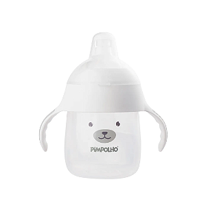 Copo de treinamento Urso Branco 240ML Pimpolho