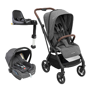 Travel System Leona² Trio Cabriofix Select Grey - Maxi Cosi
