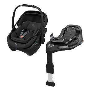 Bebê Conforto Coral Slide Pro + Base Slide Pro Onyx Black- Maxi Cosi