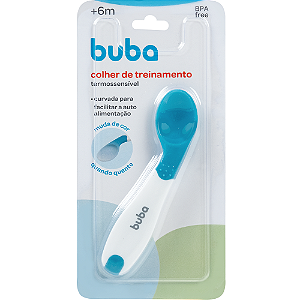 Colher de Treinamento Termossensível Azul - Buba