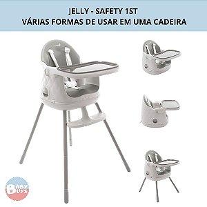 Cadeira de Alimentação Jelly Safety 1st - Cinza PRONTA ENTREGA