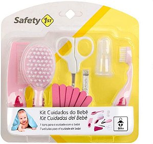 Kit Cuidados com o Bebê Safety 1st Rosa