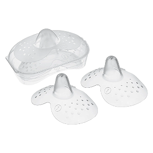 Protetor de Mamilos de Silicone Tamanho Pequeno Tam 1 - MAM
