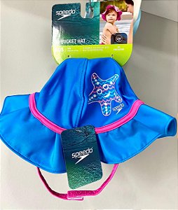 Chapéu Speedo para praia e piscina Azul e Rosa (6-12 meses)