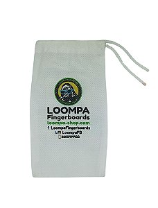 Bag/Case p/ Fingerboard feito em Tecido c/ Zip marca *Loompa Fingerboards*