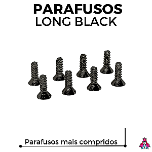 Kit Parafusos Custom versão Long cor Black (Mais compridos)