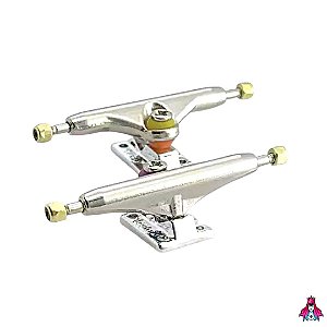 Par de Trucks Completos marca *Leefai* 34mm ''Dynamics 1.0'' (Réplica dos Trucks Dynamics) cor Silver
