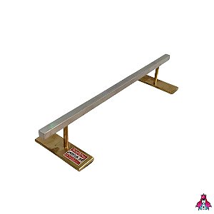 Rail marca *Alien Fingerboards* versão ''Iron Square New'' *Bronze Edition* 25cm