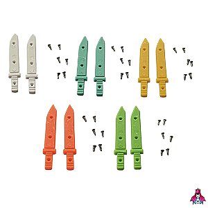 Kit de Boardrails C/ Parafusos marca *Custom* modelo  ''Sword''  **Diversas Cores**