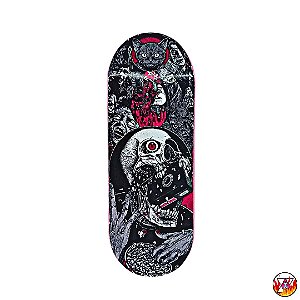 Deck Ultimate Series *Custom Collab Emerald* modelo ''Ripping Tape'' 34x96mm *Heat-Transfer* (100% Maple)