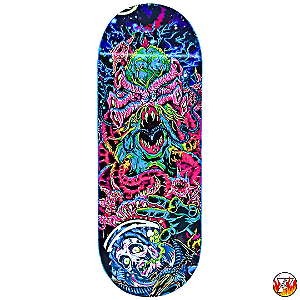 Deck Ultimate Series *Custom Collab Emerald* modelo ''Monster'' 34x96mm *Heat-Transfer* (100% Maple)
