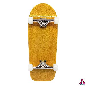 Setup Completo Deck marca ''Low-Fi'' modelo ''OldSchool'' 34x97mm + Rodas Custom Apex 75D + Trucks Leefai 34mm Silver + Tape Custom + Pivot Cups