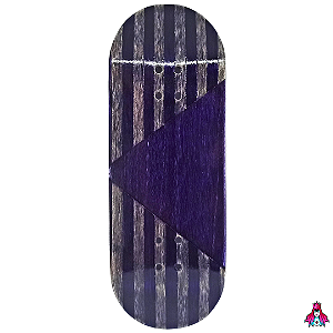 Deck marca Custom linha *Obscure* Split-Ply (33.5x96mm)(6.8g)(Popsicle Shape)(Collab D'oh) + Tape Alien V2