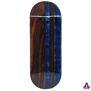 Deck marca Custom linha *Obscure* Split-Ply (33.5x96mm)(6.7g)(Popsicle Shape)(Collab D'oh) + Tape Alien V2