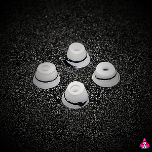 Kit de Bushings (Amortecedores) marca *Custom* modelo ''Twist'' shore (78A) (Cone Shape) Color Mix Swirl #8