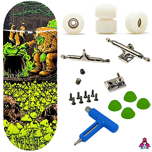 Fingerboard Premium Completo - Custom - 34mm - Cave Troll