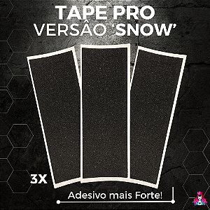 3x Pack de Tape marca Custom modelo *Snow* (3 Unidades)
