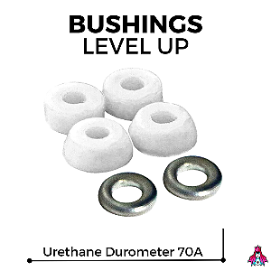Bushings Leefai Level Up Polyurethane Durometer 70A White Edition