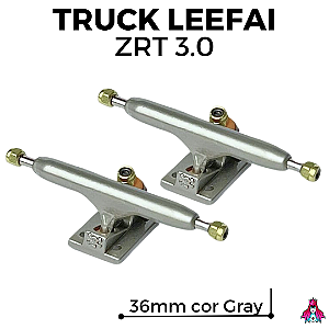 Par de Trucks Leefai ZRT 3.0 36mm cor Gray