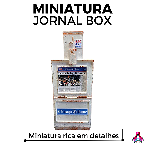 Miniatura da marca Custom versão ''Jornal Box'' na cor Branca *Realista*