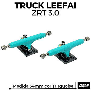 Par de Trucks Leefai ZRT 3.0 34mm cor Turquoise