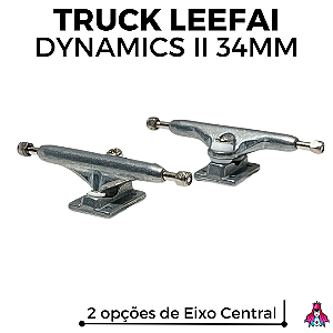 Trucks Leefai Dynamics II 34mm cor Raw (Eixo Regular e Invertido)