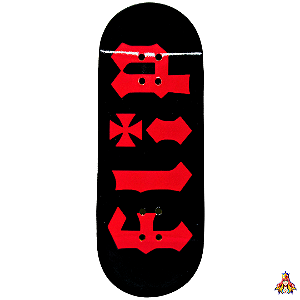 Deck Custom 29mm Premium Series modelo “Flip Black“ + Tape Alien Stardust