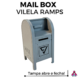 Miniatura Vilela Ramps X Custom modelo ''Mail Box'' Articulável cor Cinza Edição Limitada