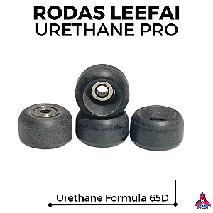Rodas Leefai Urethane Pro Urethane Formula 65D (7.5x4.5mm) cor Cinza