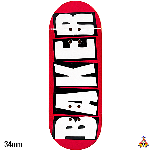 Deck Custom Premium 34mm - “Baker“ - com Tape Alien