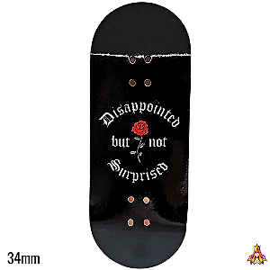 Deck Custom Premium 34mm - “Disappointed But Not Surprised“ - com Tape Alien