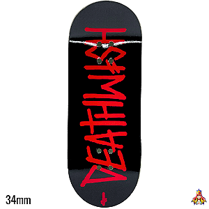 Deck Custom Premium 34mm - “DeathWish“ - com Tape Alien