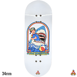 Deck Custom Premium 34mm - “Stay Positive“ - com Tape Alien