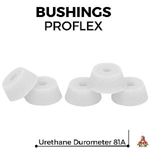 Kit de Bushings Custom ProFlex Edition Urethane Durometer 81A White