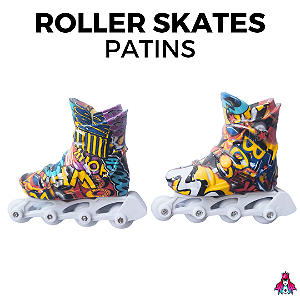 Finger Roller Skate - Patins de Dedo cor Grafitti