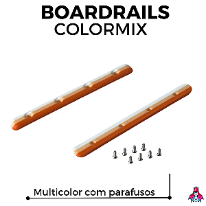 Kit de Boardrails Custom ColorMix Plastic com Parafusos cor Sunset
