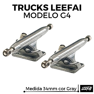 Trucks Leefai G4 34mm cor Gray (Nova Geração V3 Leefai)