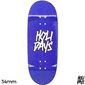 Deck Holidays 34mm - Egg Shape - Low Mold - Logo Blue