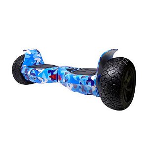 Hoverboard X5 8.5" / Off Road - Azul Camuflado