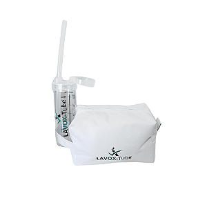 Kit Cantor LAVOX-TUBE®: Lax Vox + Garrafa + Bolsa Personalizada, Voz sua Paixão