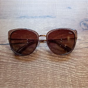 Oculos De Sol Marrom Difaty