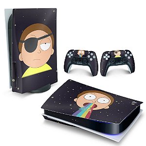 Skin PS5 - Morty Rick And Morty